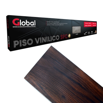 Piso Vinilico Spc Con Encastre Click En Listónes De 1220x180 Espesor 4mm Capa 0.5mm Color 6031-1 Timeless Oak Con Textura Madera Real - Global Flooring (venta C