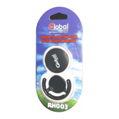 Soporte Para Dispositivos Móviles Autoadhesivo Popsocket Con Soporte Para Colgar Color Negro - Global Electronics (caja X 420)