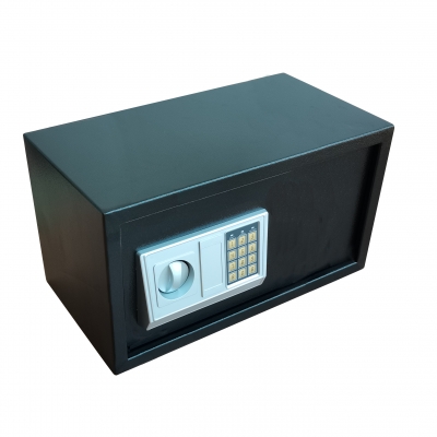 Caja Fuerte Digital Con Apertura Electronica Con Teclado Y 2 Llaves Para Cerradura Mecánica 43x35x20cm D3mm B1.2mm(computadoras Portátiles) (no Incluye 4 Pilas