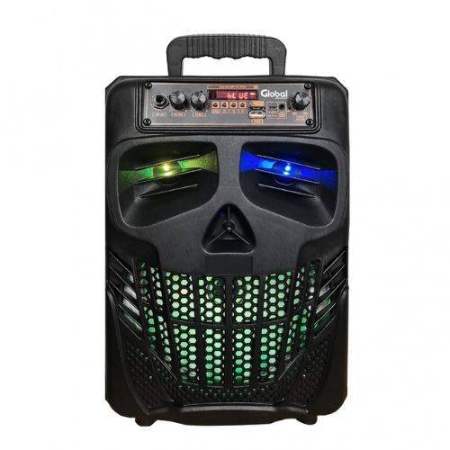 Parlante Bluetooth Premium  8 Pulgadas 30w Rms - Micrófono Karaoke Con Cable Con Control Eco - Fm - Sd - Aux - Usb - Control Remoto - Control De Graves Y Agudos