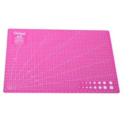 Plancha De Corte A4 30x22 Cm Color Rosa - Global Electronics (caja X 50)