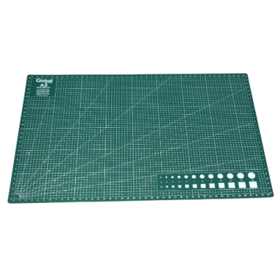 Plancha De Corte A3 45x30 Cm Color Verde - Global Electronics (caja X 25)