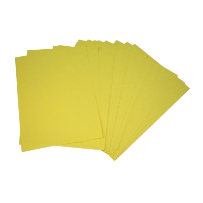 Papel Mate Opalina 4 Colores (amarillo, Cyan, Verde, Rosa) En Resma De 100 Hojas A4 (210 X 297 Mm.) De 180 Grs. - Global Electronics