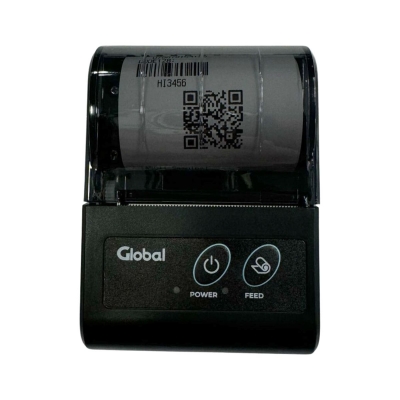 Impresora Térmica Porttil - Pos 58mm Ancho De Impresin - Usb 2.0 + Bluetooth + Rj11- 203dpi - 100mm/s - Bateria Litio 2000 Mah Carga Tipo C - Global El