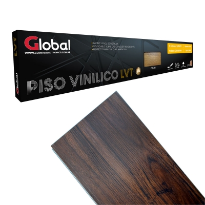 Piso Vinilico Lvt Con Encastre Click En Listónes De 1220x180 Espesor 4mm Capa 0.5mm Color 6031-1 Timeless Oak Con Textura Madera Real - Global Flooring (venta C