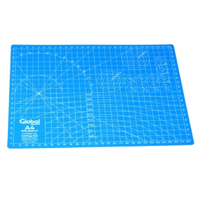 Plancha De Corte A4 30x22 Cm Color Azul - Global Electronics (caja X 50)
