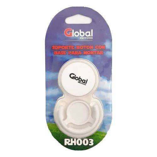Soporte Para Dispositivos Mviles Autoadhesivo Popsocket Extensible Con Soporte Para Colgar Color Blanco - Global Electronics (caja X 420)